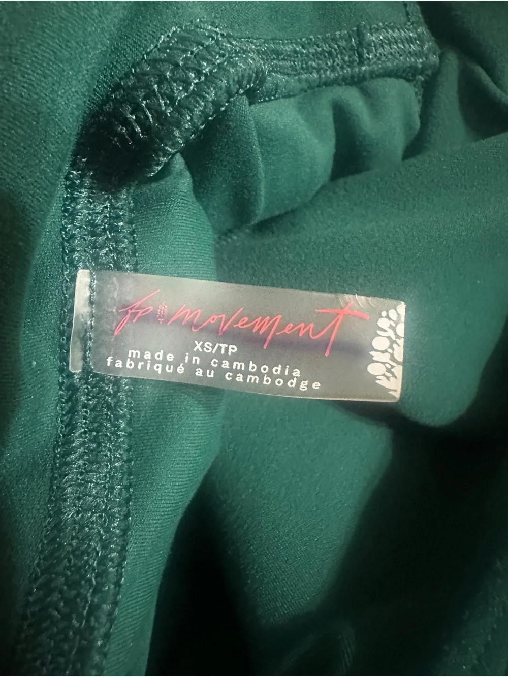 Free People Forest Green Bootcut Flare Pants